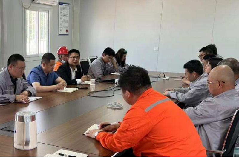 張勇帶班檢查華北公司日照旭科新材料、東營原油儲備項目